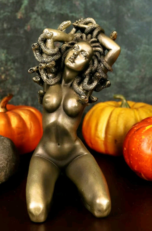 Kneeling Nude Seductive Medusa