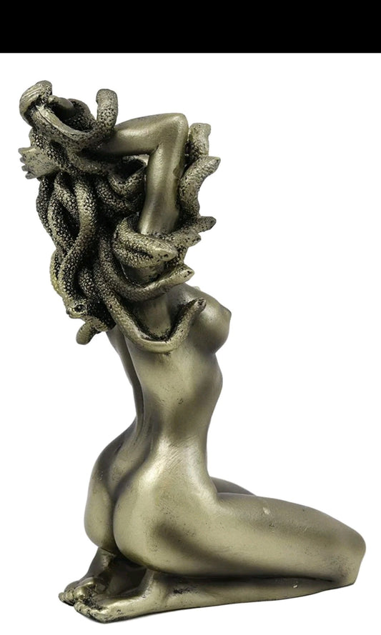 Kneeling Nude Seductive Medusa