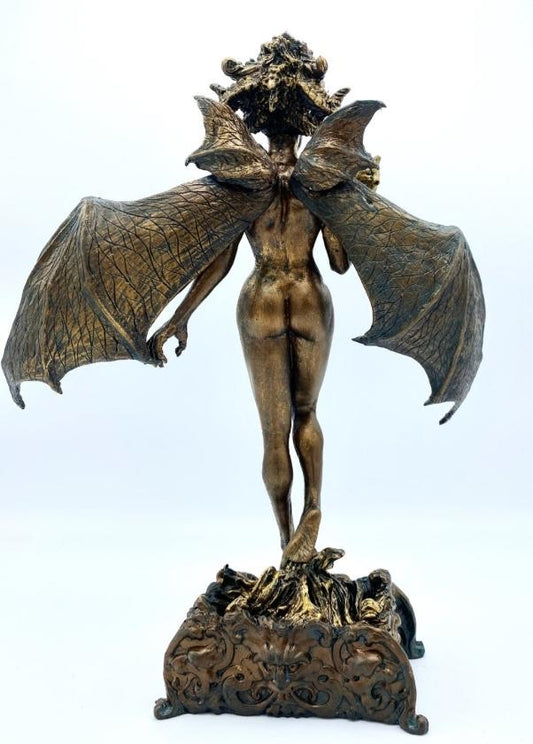 Lilith Statue w/Moveable Wings