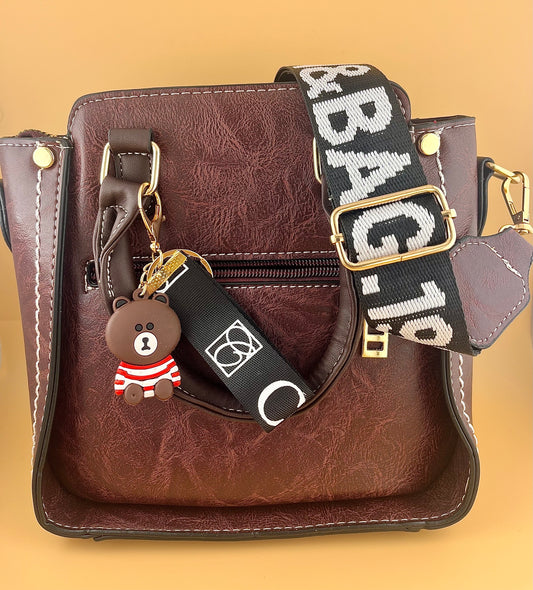 Vintage Zipper Cross Body Bag