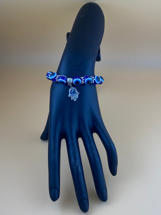 Evil Eye Bracelet With Hamas Hand