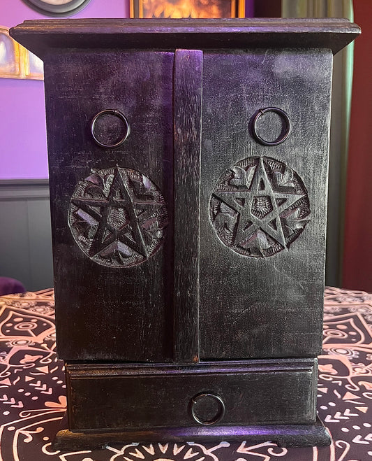 Pentacle Wooden Cupboard