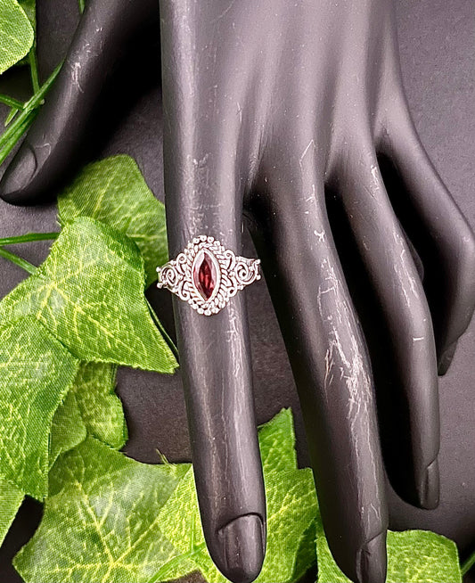 Garnet Fancy Ring
