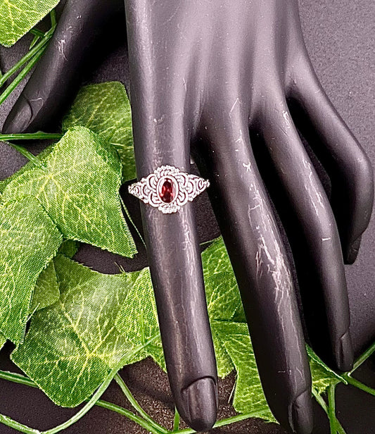 Garnet Stone Ring