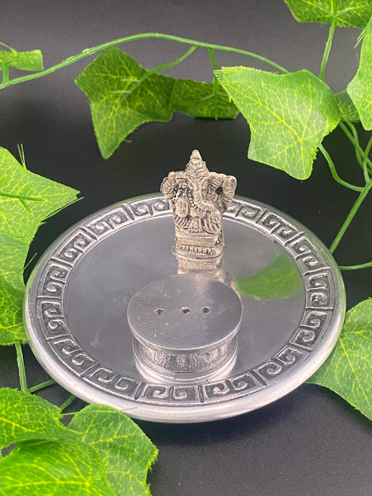 Ganesh Incense Burner Aluminum