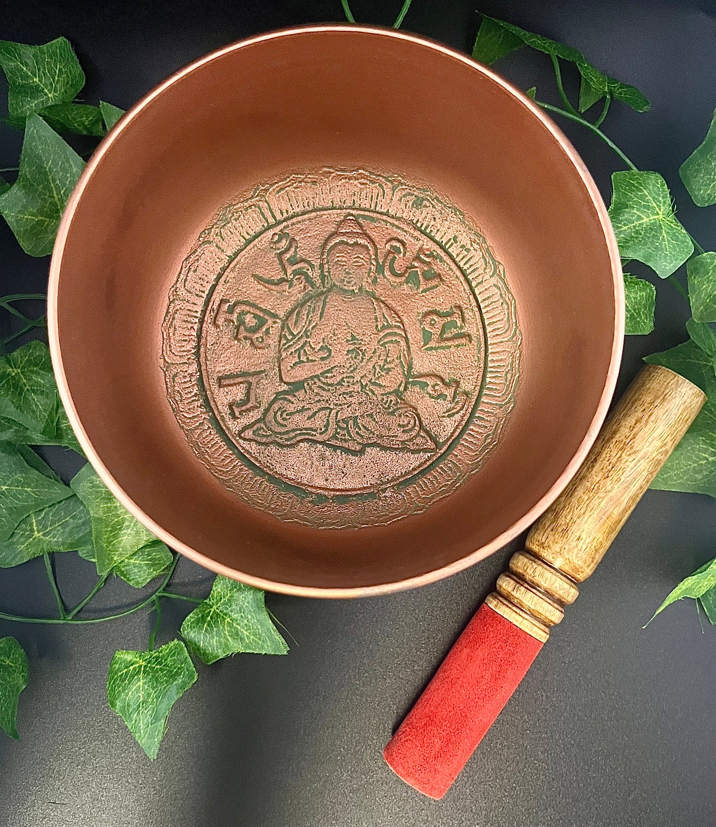 Tibetan Singing Bowl 5" With Cushion And Striker