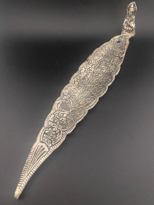Metal Buddha Leaf Incense Stick And Cone Burner