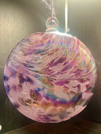 Purple Flat Shaped Witches Ball