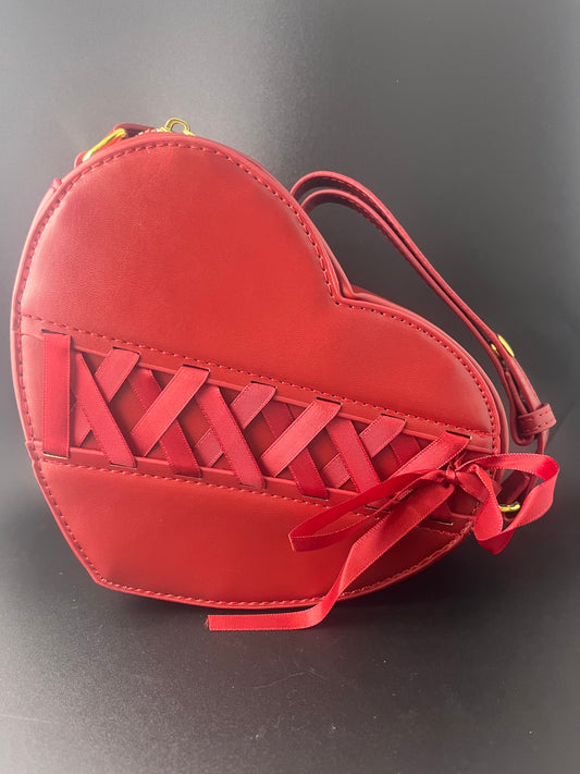 Heart Design with Red Ribbon accent