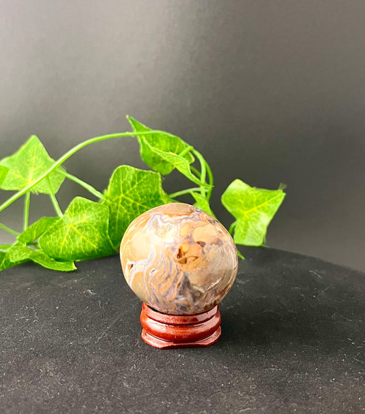 Agate Druzy Egg