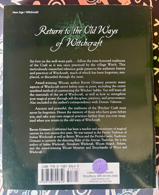 The Witches Craft - The Roots of Witchcraft- Paperback