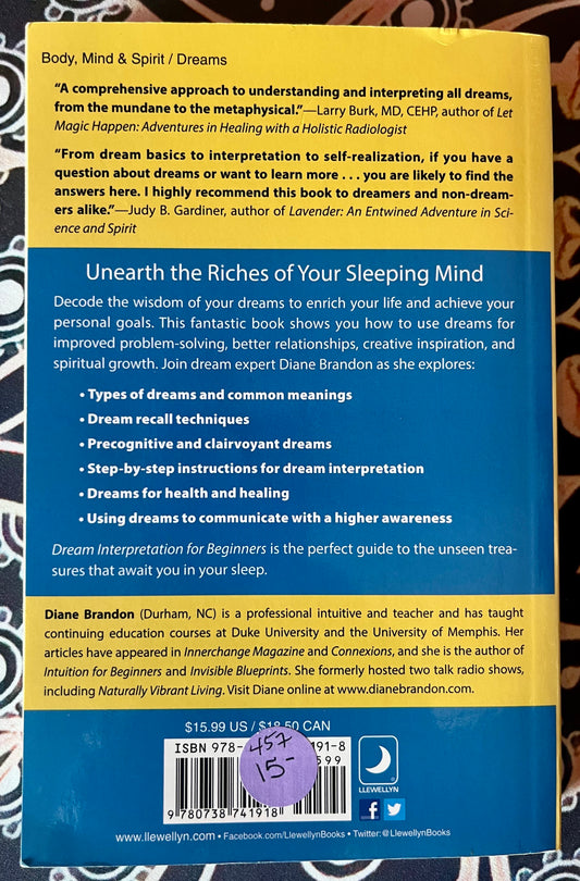 Dream Interpretation for Beginners - Paperback