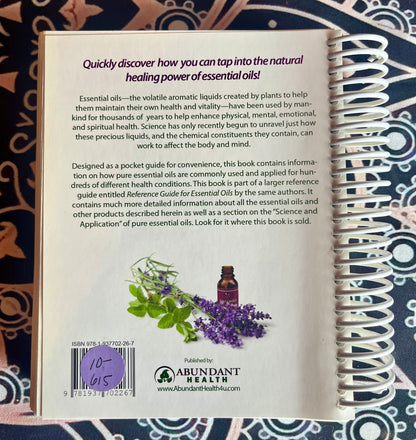 Quick Reference Guide For Essential Oils