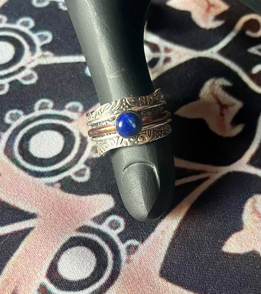 Lapiz Lazuli Spinner Ring