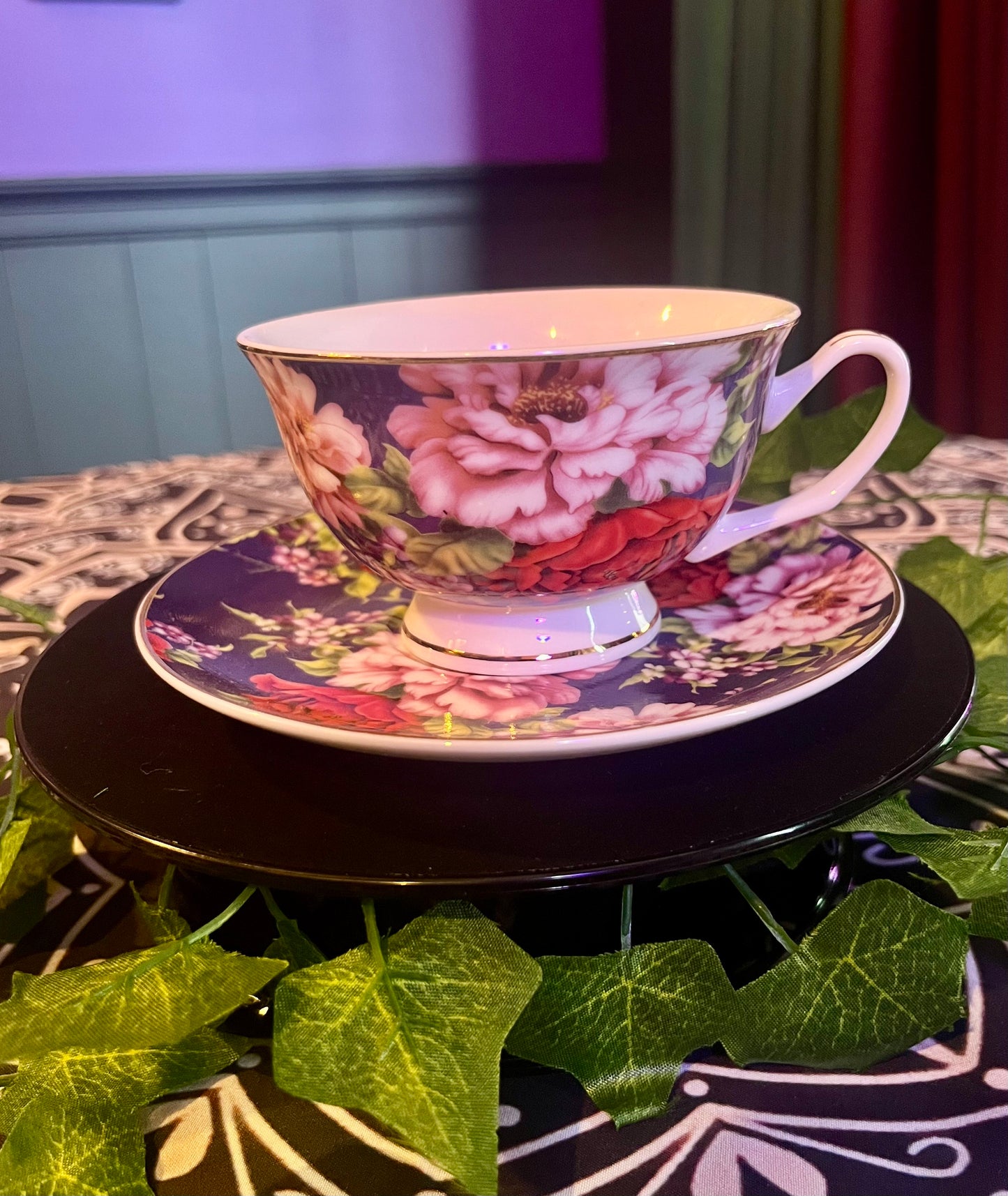 Vulgar Tea Cup and Saucer