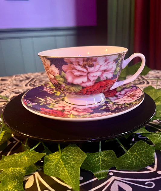 Vulgar Tea Cup and Saucer