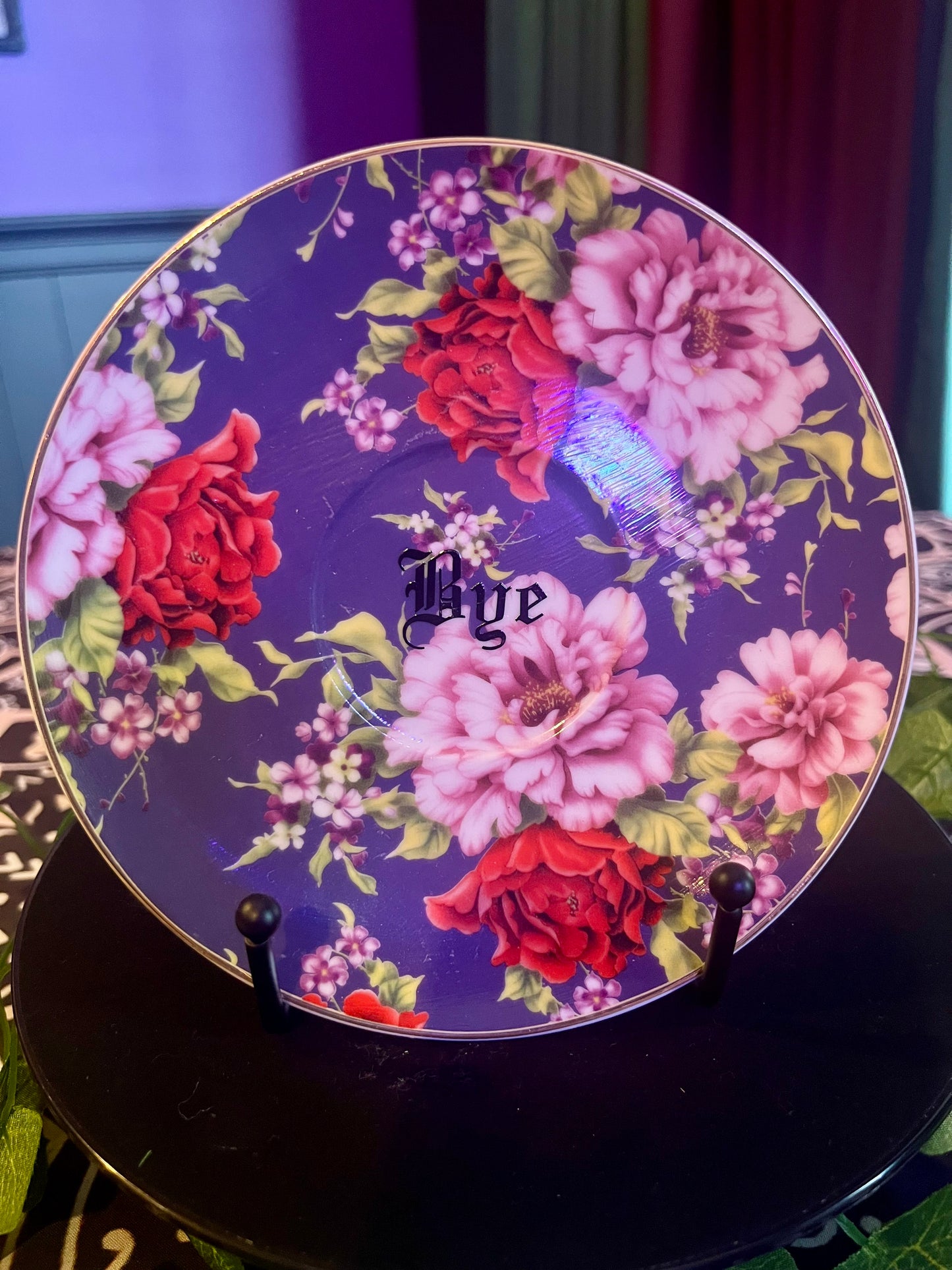 Vulgar Tea Cup and Saucer