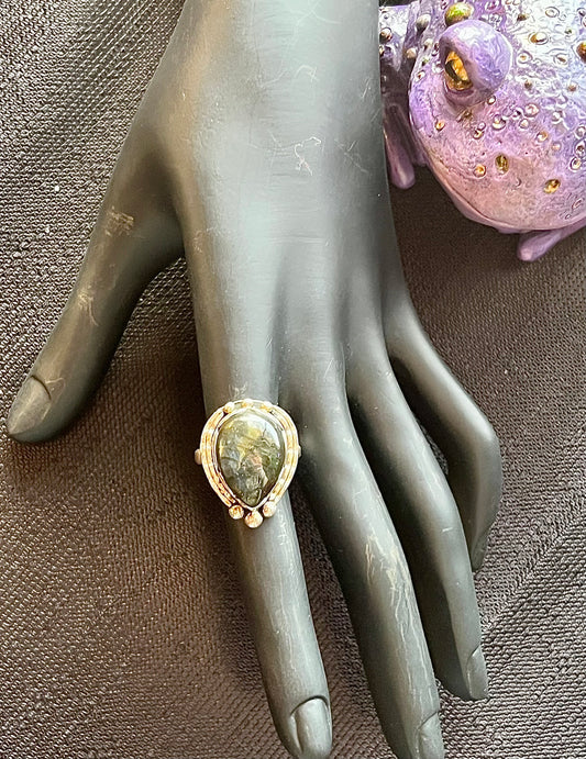 Labradorite Large Teardrop