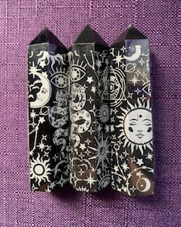 Obsidian Tower Black - Printed