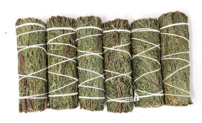 Cedar Smudge Sage Wand 4"