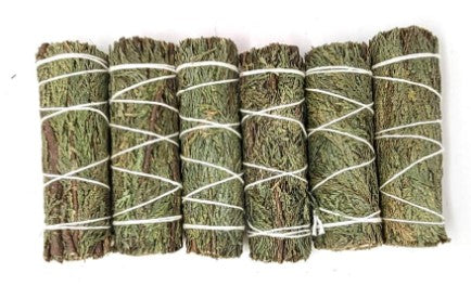Cedar Smudge Sage Wand 4"