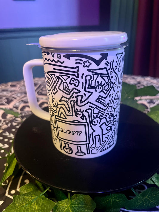 Happy Teacup With Infuser