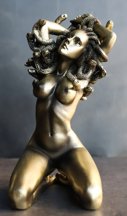 Kneeling Nude Seductive Medusa