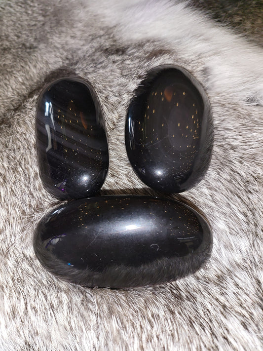 Rainbow Obsidian Palm Stone