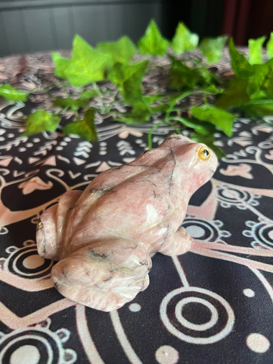 Rhodochrosite Frog