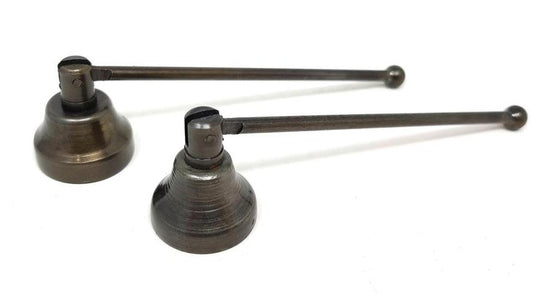 Rustic Antique Finish Swivel Metal Candle Snuffer 5"L