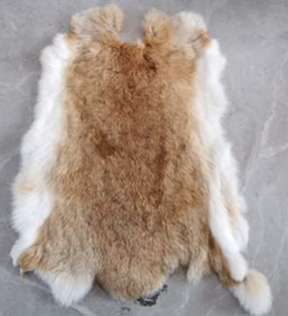 Rabbit Hide/Fur 10" X 14"