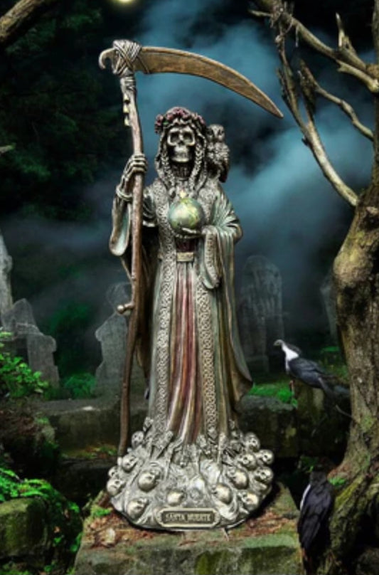 Santa Muerte Bronze Statue