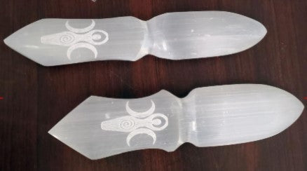 Selenite Athame